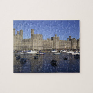 Quebra-cabeça Castelo de Caernarfon, Gwynedd, País de Gales (RF)