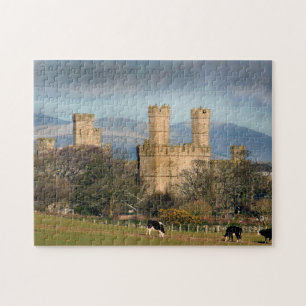 Quebra-cabeça Castelo de Caernarfon no País de Gales