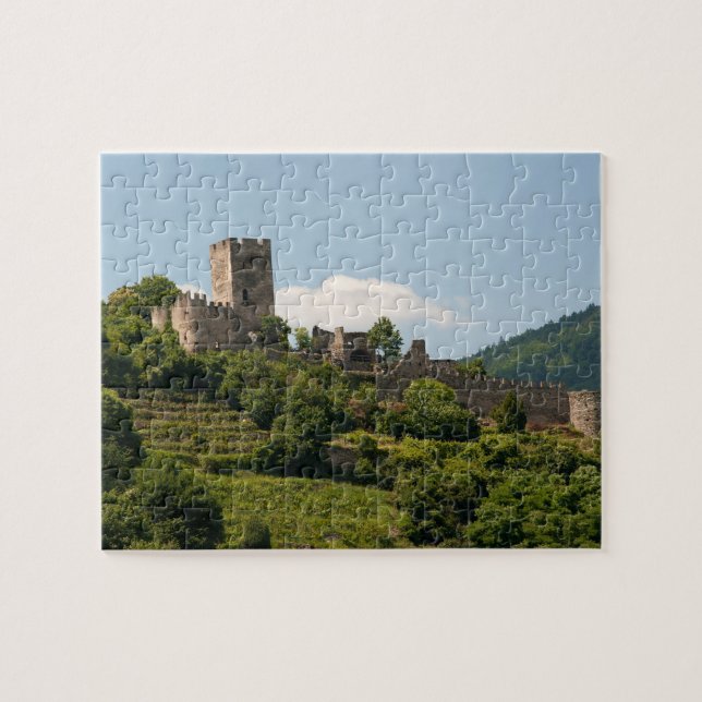 Quebra-cabeça Castelo de Cavaleiro em Wachau Áustria (Horizontal)