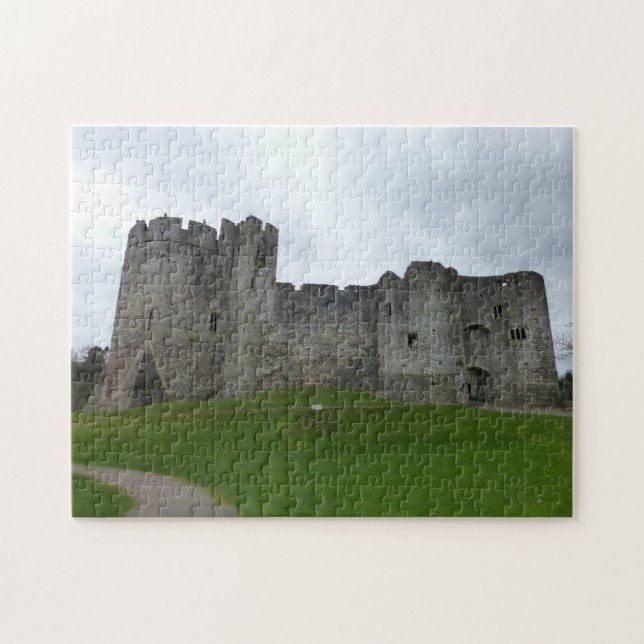 Quebra-cabeça Castelo de Chepstow País de Gales (Horizontal)