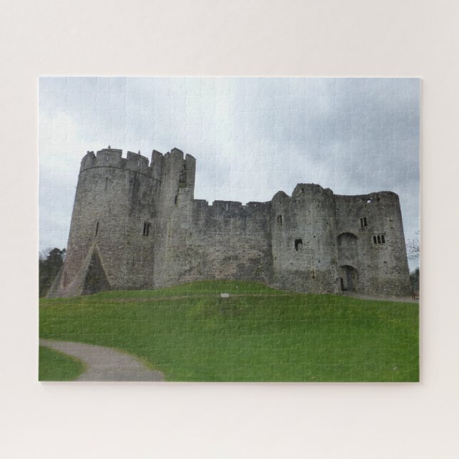 Quebra-cabeça Castelo de Chepstow País de Gales (Horizontal)