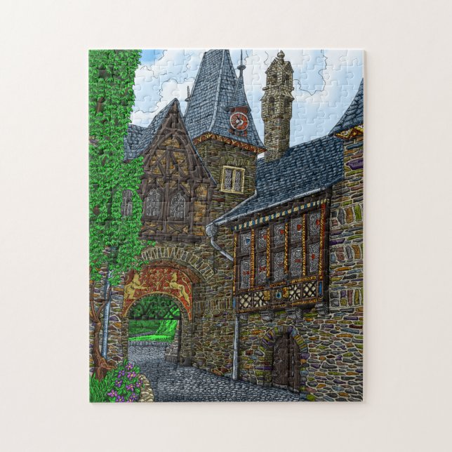Quebra-cabeça Castelo de Cochem (Vertical)