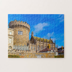 Quebra-cabeça Castelo de Dublin Irlanda.