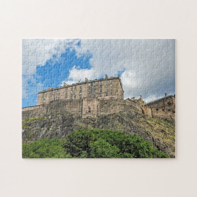 Quebra-cabeça Castelo de Edimburgo. (Horizontal)