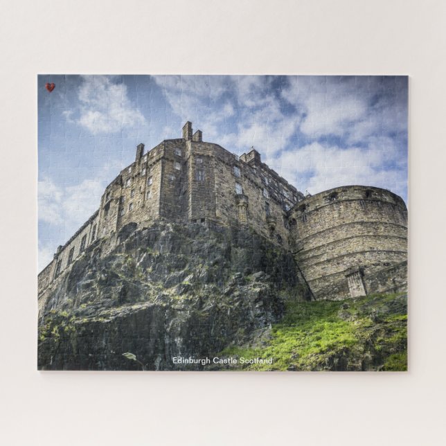 Quebra-cabeça Castelo de Edimburgo Escócia (Horizontal)