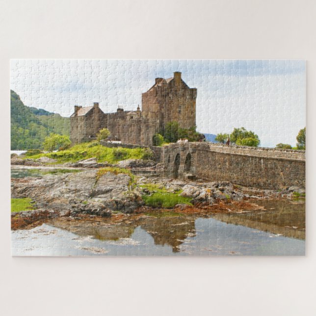 Quebra-cabeça Castelo de Eilean Donan, Escócia, Reino Unido 3 (Horizontal)