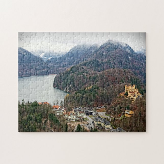 Quebra-cabeça Castelo de Hohenschwangau - Alemanha - 11x14 - 252 (Horizontal)
