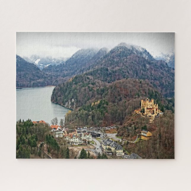 Quebra-cabeça Castelo de Hohenschwangau - Alemanha - 16x20 - 520 (Horizontal)