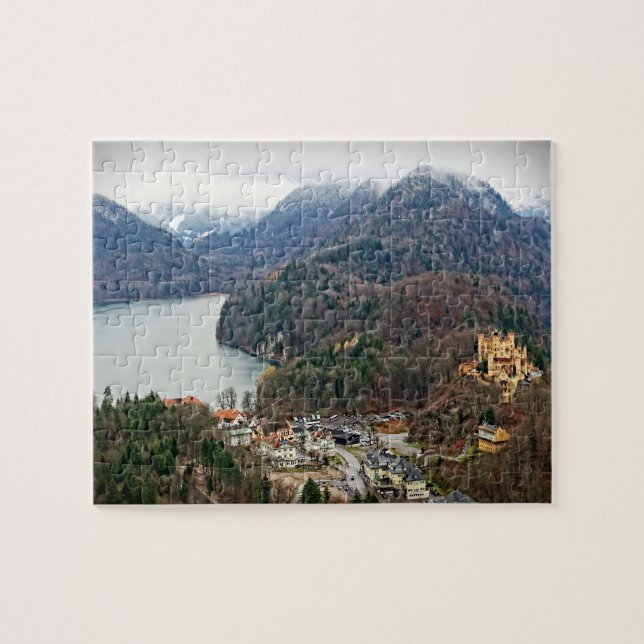 Quebra-cabeça Castelo de Hohenschwangau - Alemanha - 8x10 - 110  (Horizontal)