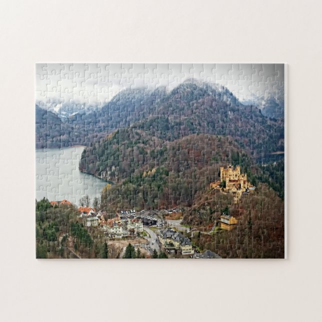 Quebra-cabeça Castelo de Hohenschwangau - Schwangau, (Horizontal)