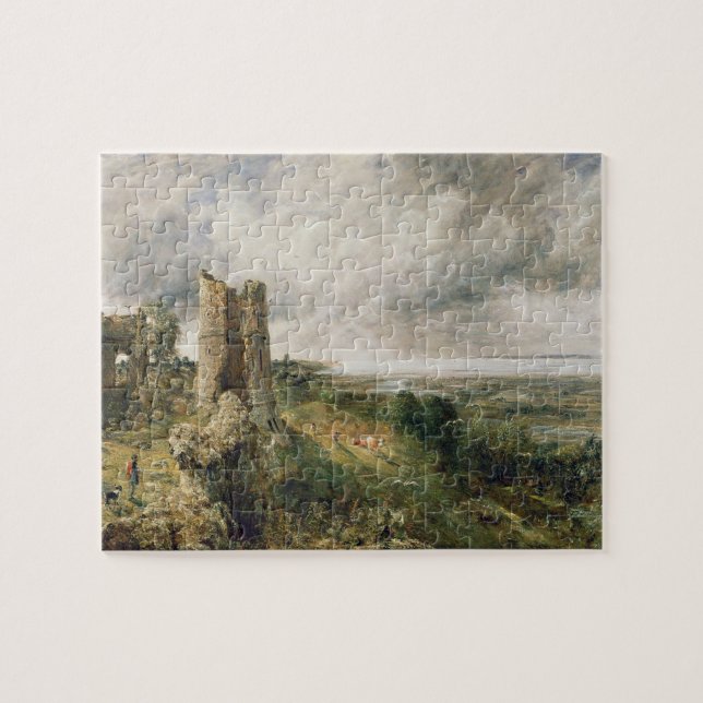 Quebra-cabeça Castelo de John Constable | Hadleigh, 1829 (o óleo (Horizontal)