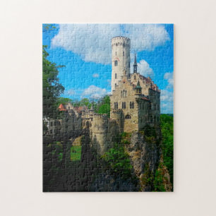 Quebra-cabeça Castelo de Lichtenstein Reutlingen Alemanha.