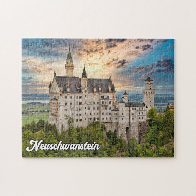 Quebra-cabeça Castelo de Neuschwanstein, Alemanha (Horizontal)