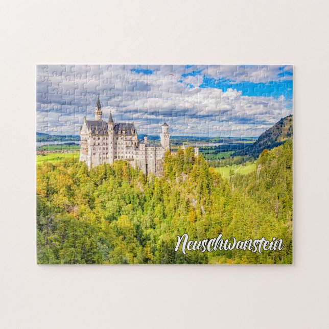 Quebra-cabeça Castelo de Neuschwanstein, Alemanha (Horizontal)