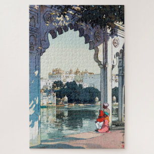 Quebra-cabeça Castelo de Udaipur, Índia, Hiroshi Yoshida