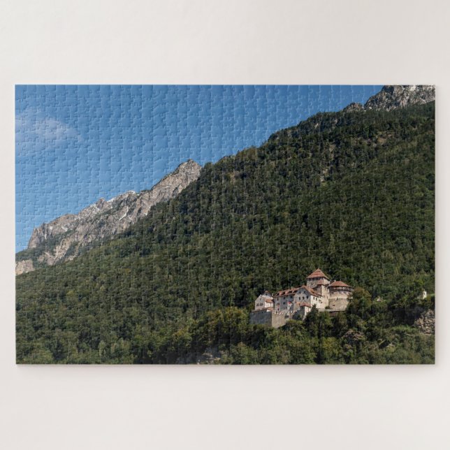 Quebra-cabeça Castelo de Vaduz  (Horizontal)