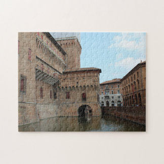 Quebra-cabeça Castelo e reflexos na vala - fotografia Pakif