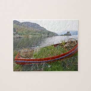 Quebra-cabeça Castelo Eilean Donan, Escócia. O famoso Eilean 4