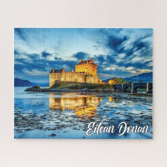 Quebra-cabeça Castelo Eilean Donan, Highlands, Escócia (Horizontal)