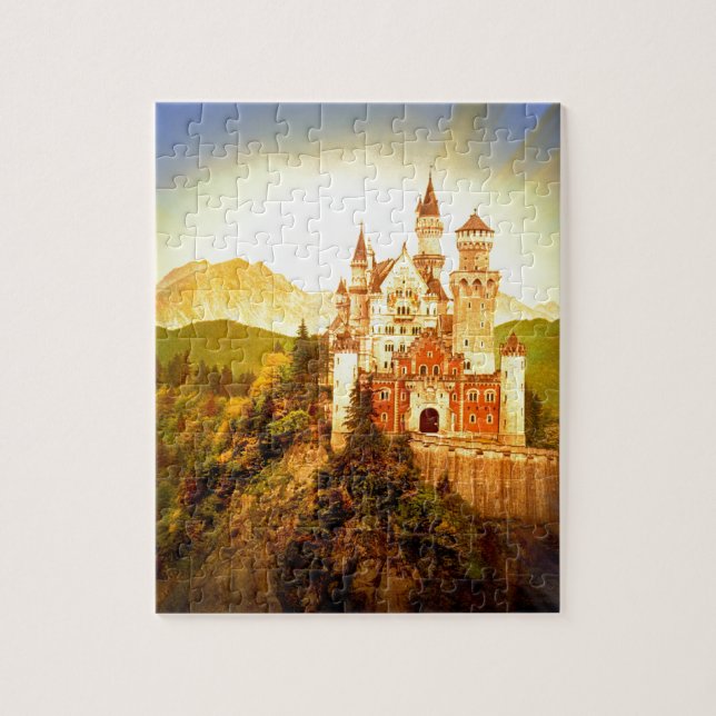 Quebra-cabeça Castelo Neuschwanstein (Vertical)