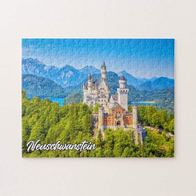 Quebra-cabeça Castelo Neuschwanstein, Alemanha (Horizontal)