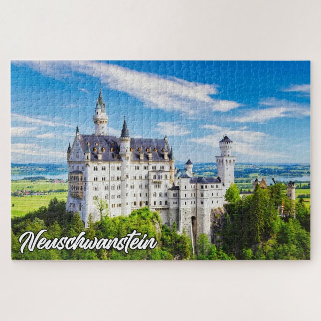 Quebra-cabeça Castelo Neuschwanstein, Alemanha (Horizontal)