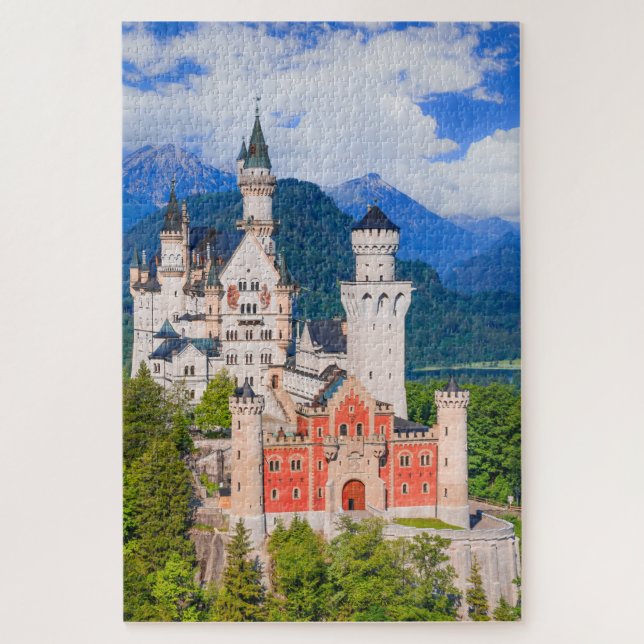 Quebra-cabeça Castelo Neuschwanstein Alemanha (Vertical)