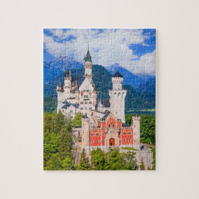 Quebra-cabeça Castelo Neuschwanstein Alemanha (Vertical)