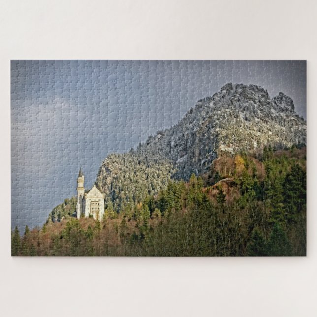 Quebra-cabeça Castelo Neuschwanstein - Alemanha - 20x30 - 1014 p (Horizontal)