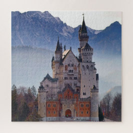 Quebra-cabeça Castelo Neuschwanstein em outono - Castelo da Bavi