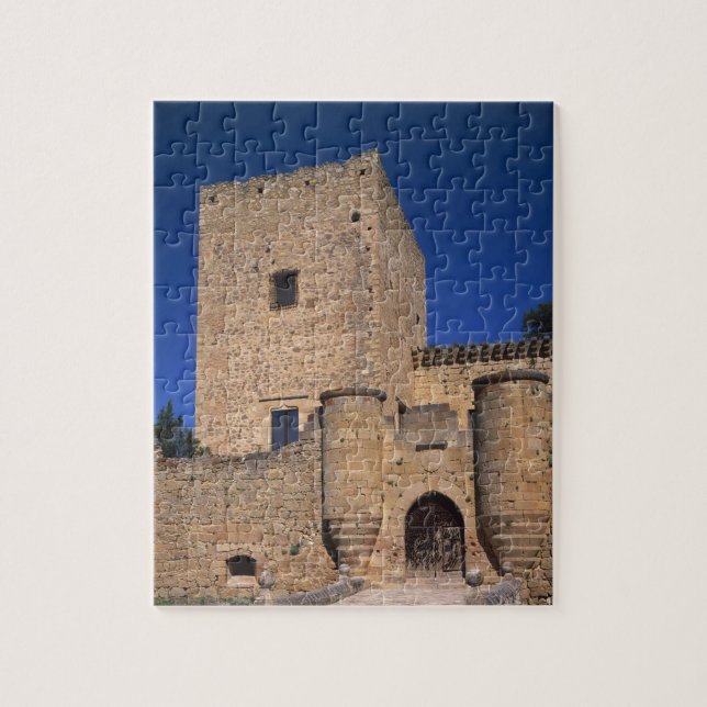 Quebra-cabeça Castelo Pedraza, Castela e Leão, Espanha 2 (Vertical)