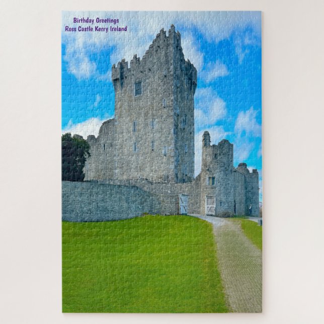 Quebra-cabeça   Castelo Ross Kerry Irlanda  (Vertical)