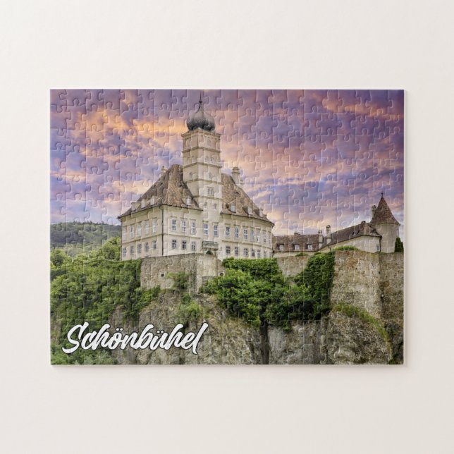 Quebra-cabeça Castelo Schonbuhel, Schonbuhel-Aggsbach, Áustria (Horizontal)