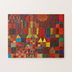 Quebra-cabeça Castle e Sun, 1928, por Paul Klee