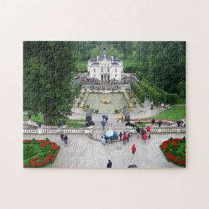 Quebra-cabeça Castle Park Linderhof na Baviera, Alemanha