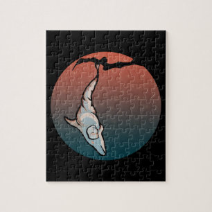 Quebra-cabeça casulo de golfinho