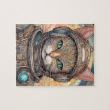 Cat Astronauta detalhadamente arte de anime detalh