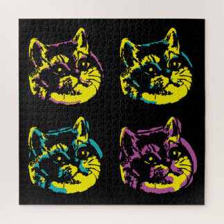 Quebra-cabeça Cat Lover Pop Art