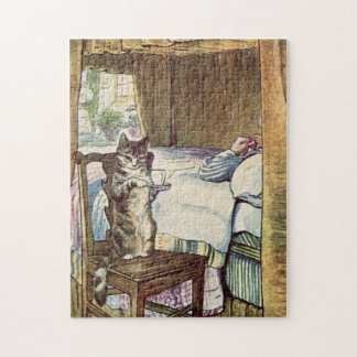 Quebra-cabeça Cat Servindo Chá - Beatrix Potter Large