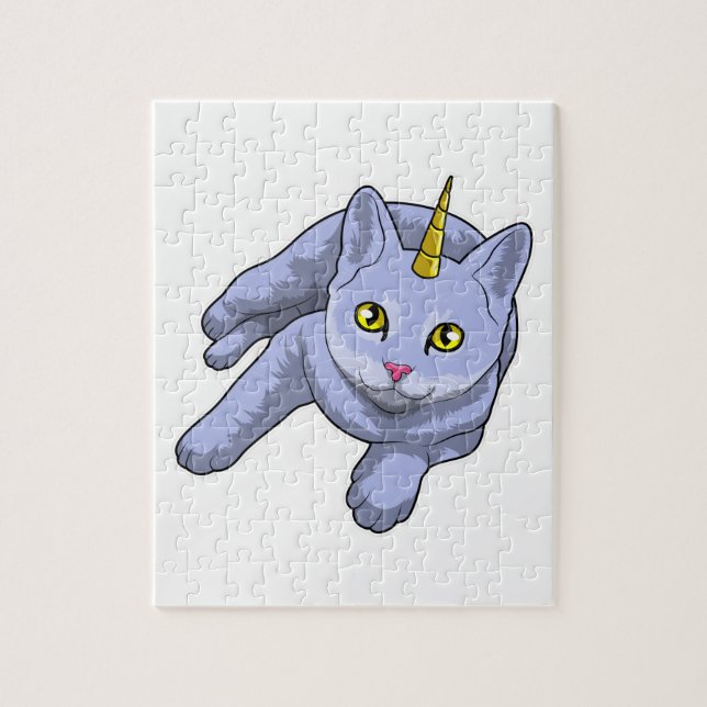 Quebra-cabeça Cat Unicorn (Vertical)