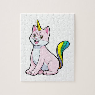 Quebra-cabeça Cat Unicorn
