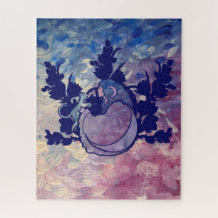 Quebra-cabeça Cat Witch Moon Goddese Wiccan Cat Person