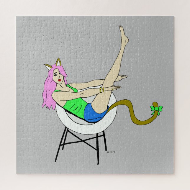 Quebra-cabeça catadora (Vertical)