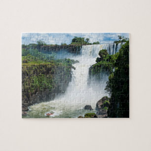 Quebra-cabeça Cataratas do Iguaçu cercada por selva