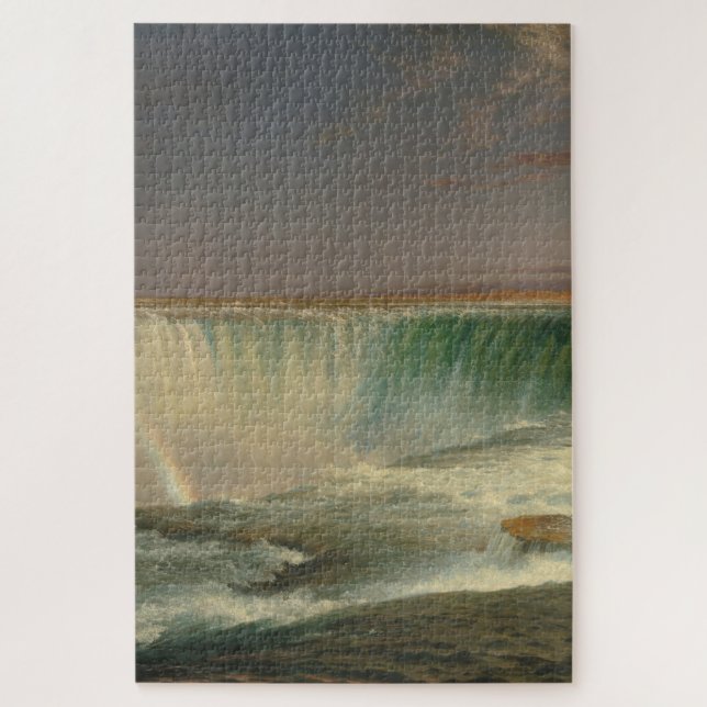 Quebra-cabeça Cataratas do Niágara por Frederic Edwin Church (Vertical)