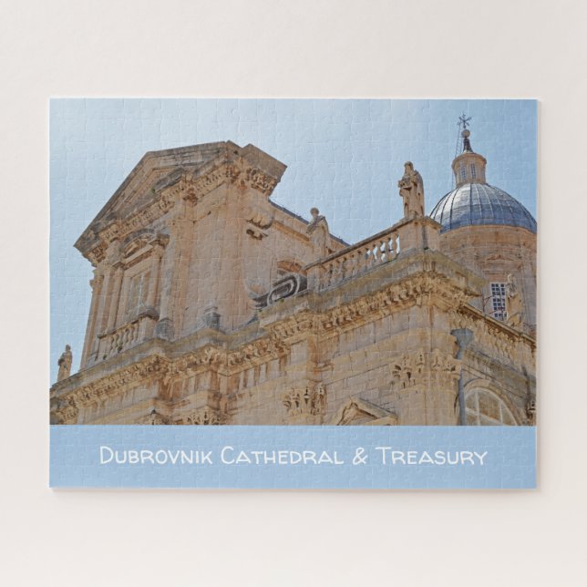 Quebra-cabeça Catedral de Dubrovnik e Tesouro (Horizontal)