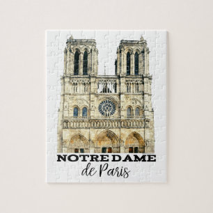 Quebra-cabeça Catedral de France da lembrança do Notre-Dame de