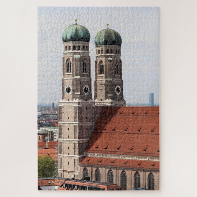 Quebra-cabeça Catedral de Munique Frauenkirche - 20x30 - 1014 pc (Vertical)
