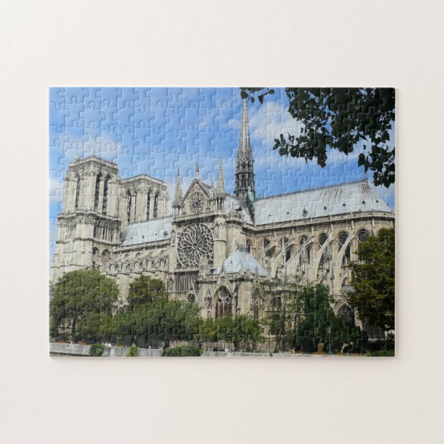 Quebra-cabeça Catedral de Notre Dame em Paris (Horizontal)