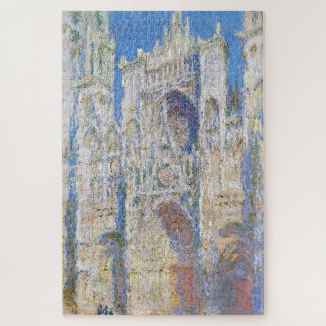 Quebra-cabeça Catedral de Rouen (Luz do Sol), Monet (Vertical)